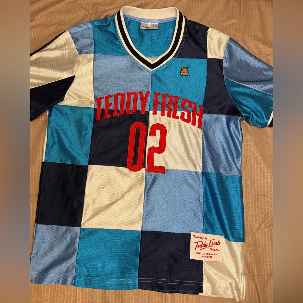 Teddy Fresh Multicolor Checkered Patch Jersey - image 1